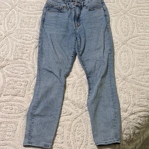 Good American Pale Blue High-Rise Jeans